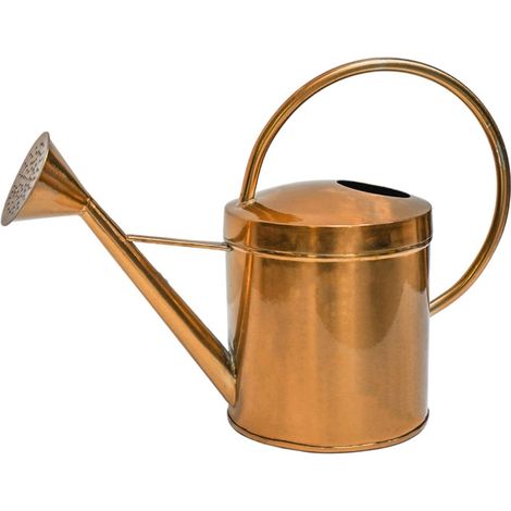 Indoor Kensington Traditional Copper Watering Can - Metal - L40 x W40 x H25 cm - Copper