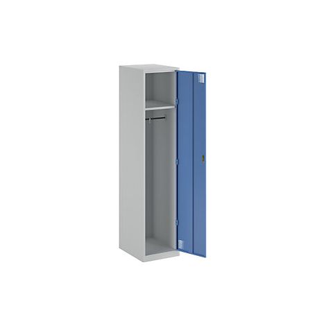 eurokraft basic  Armadietto Alvina  1 colonna  grigio chiaro / (1/4)