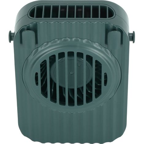 Tragbarer Mini-USB-Nackenventilator, kreativ, tragbar und zum Aufhängen, 3 Geschwindigkeitsstufen (grün) (1/5)