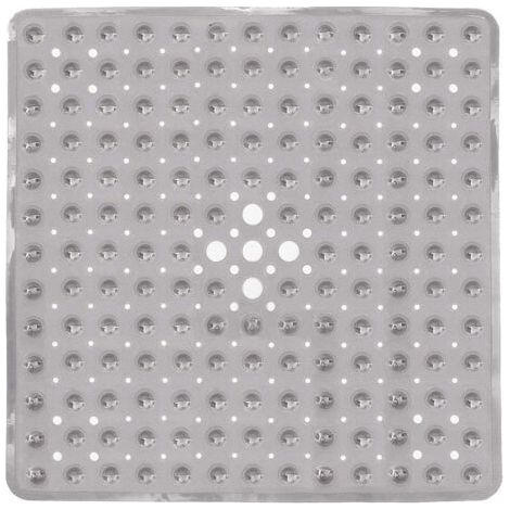 Square Non-Slip Suction Cup Bath Mat - Durable and Stylish - Non-Slip Shower Mat - Modern Design - Quality Suction Cups - Machine Washable and Latex Free (1/5)