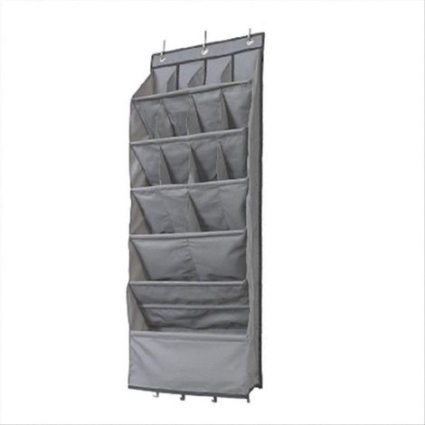 Organisateur de porte suspendu pour armoire, rangement mural porte de placard (1/5)