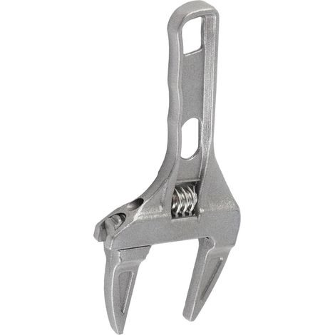 Clé de Salle de Bain Clé à Grande Ouverture réglable en Aluminium pour Outils de réparation de Drain de Bassin de Salle de Bain Plage de Serrage de 6 à 68 mm (1/5)