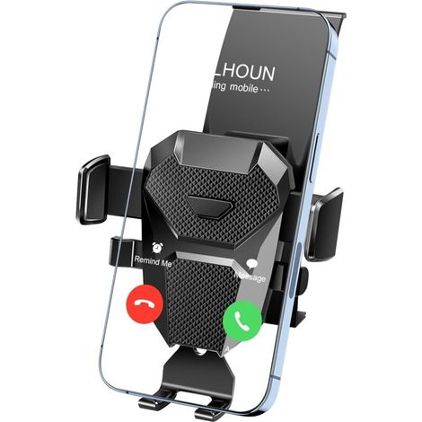 Support de téléphone portable pour Audi A3 8V - Accessoire de voiture pour Audi A3 (2014-2019) - Avec support rotatif à 360° - Forte force de serrage - Montage sans outil - Noir (1/5)