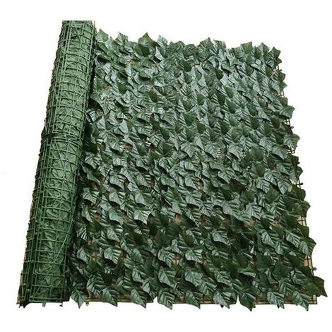 Artificial ivy fence screen, artificial hedges, fencing and decoration, artificial leaf screening roll for outdoor garden decor (0.53)m (1/4)