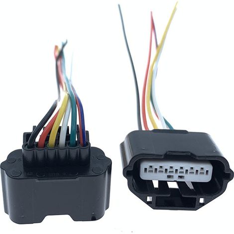 Connecteur d'interface de prise radar de recul compatible avec Hyundai Reina, Kia K2, K3, K5, Elantra, IX35, Sonata et Elantra (1/4)