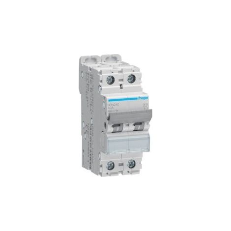 Disj.2P 20kA C-40A 2m - DISJONCTEURS MULTI. HAGER NRN240 (1/2)