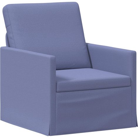 Sillón Azul jeans 70 x 81 x 82 cm Tela vidaXL (1/5)