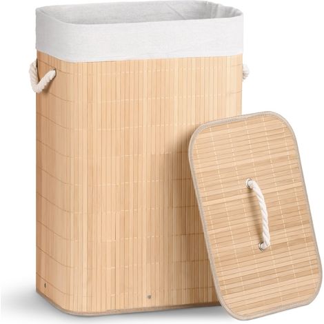VOUNOT® Cesto para Ropa Sucia Plegable, Rectangular 72L