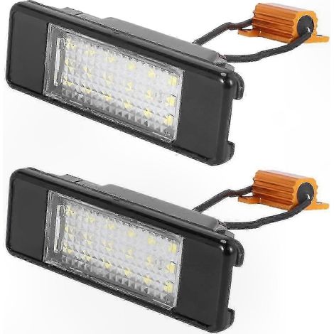 Lot de 2 éclairages de plaque d'immatriculation à LED pour Sprinter et Vito (modèles 2006-2016)