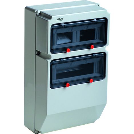 1724gm - Coffret étanche Ip67 Pour Prise - 2 Rangées De 13 Modules - Ide Pryma (1/5)