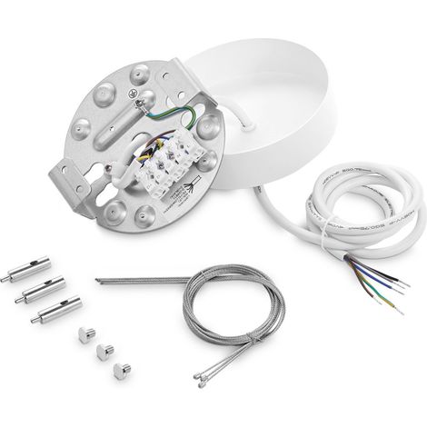 Ideal Lux Sospensione moderna FLY 1 luce LED integrato nera metallo
