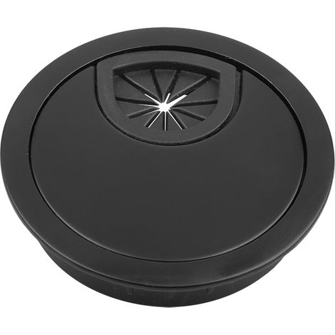 Passacavo in metallo nero opaco da 60 mm SANS MARQUE