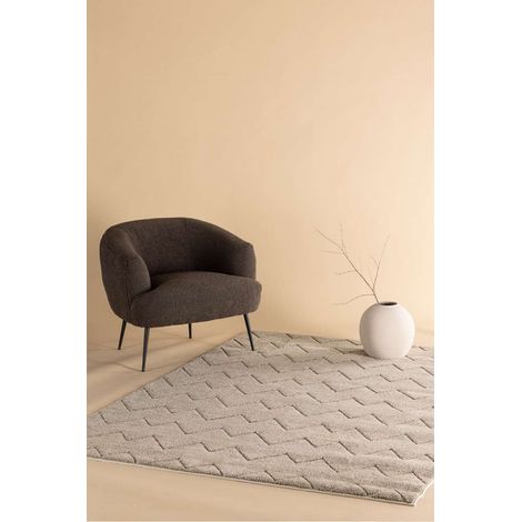 Fia tapis 290x200cm marron.