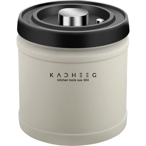 Lntyq – Boîte à café hermétique 1100 ml – Acier inoxydable 304 – Couvercle sans BPA avec joint silicone – Valve à vide intégrée (1/4)