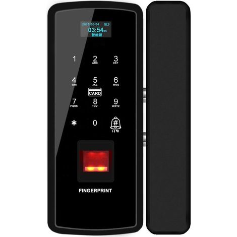 Blocco per impronte digitali per porte in vetro (1/3)