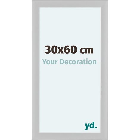 yd. - Cadre photo 30x60 - Blanc Brillant - MDF - Como (1/5)