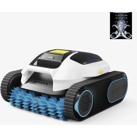Robot Limpiafondos Piscina SPINO E1 (2025) – Sin Cable, 3 Motores, 5800 GPH, Limpia Suelo, Paredes y Línea de Flotación, Hasta 150 m², 210 min Autonomía (1/5)