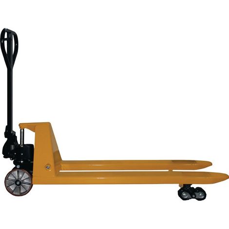 Transpallet, lunghezza forche 1150mm, capacità di carico 2200kg STA giallo segnale poliuretano / nylon