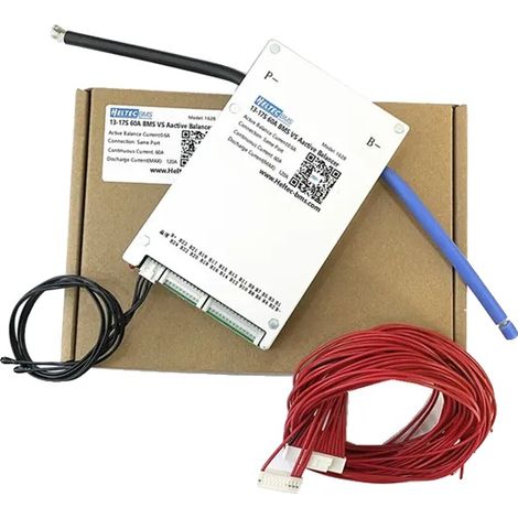 Système de gestion de batterie, connectivité Bluetooth, compatibilité avec plusieurs batteries, 8-20S 0.6A 80A (1/2)