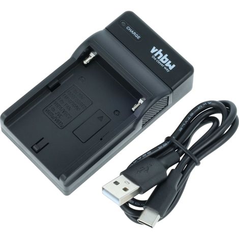 vhbw USB-C Ladegerät kompatibel mit Sony MVC-FD97, MVC-FD95 Kamera - Ladeschale + USB-C Kabel Ladeanzeige (1/5)