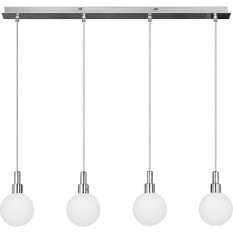 Candellux MALDUS lampadario 4 luci G9 40W cromo bianco (1/2)