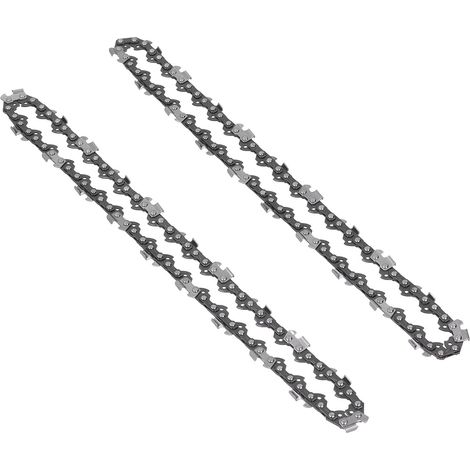 Kit de 2 chaînes de tronçonneuse 40 62DL en acier allié pour le travail du bois, 10 pouces, 40 maillons d'entraînement (1/5)