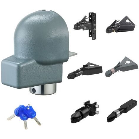 Antivol Attelage Remorque Compatible Coupleurs Moulés et Bulldog (1/5)