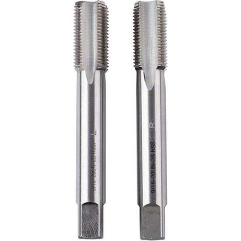 Outil de réparation pour le taraudage des pédales gauche et droite - 9/16-20 filets positifs et inversés, 2pcs
