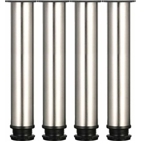 4 adjustable feet, 300 mm high, thickened furniture feet, table feet, stainless steel furniture feet. (1/5)
