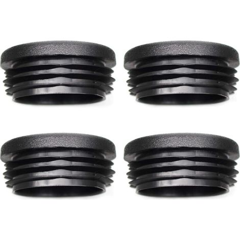 Lot de 4 Bouchon à ailettes, Diamètre 19 mm, Plastique polyéthylène, Pour tuyau acier, Protection sol (1/3)
