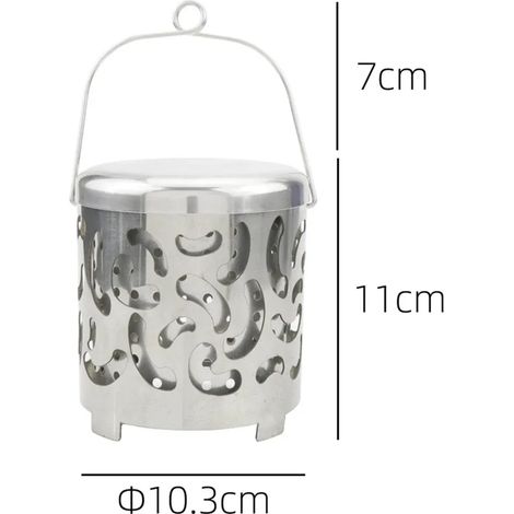 Mini réchaud portable à gaz kérosène pour la pêche, le camping et les activités de plein air. Réchaud à gaz butane en acier inoxydable résistant au vent avec boîte de rangement. Réchauds de cuisine po (1/5)