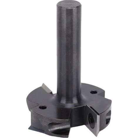 Fraise à surfacer les dalles 12 mm (15/32 po) à queue ronde et 4 dents pour projets de menuiserie (1/5)