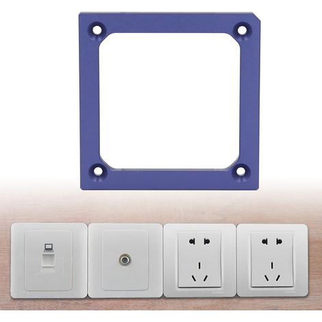 Form für 86 Löcher in einer Steckdosenbox, Schneidewerkzeug für Schranksteckdosen (DIY), Schablone (1/5)