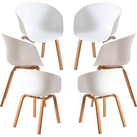 Packs Sillas Comedor - Pack 6 Sillas Hema - Blanco (1/5)
