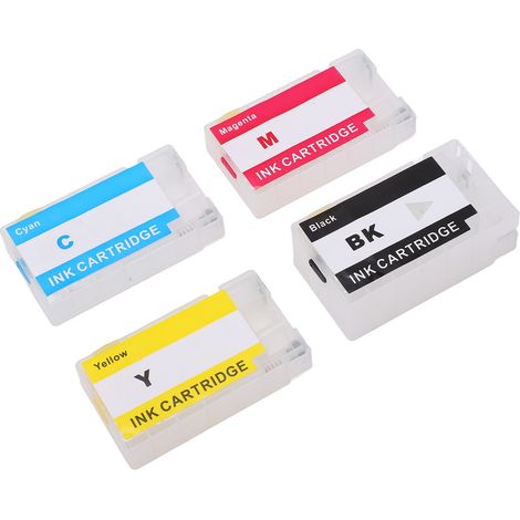4er-Pack Tintenpatronen-Nachfüllpackung als Ersatz für Drucker der Modelle 1100, 1200, 1300, 1400, 1500, 1600 und 1900 (1/5)