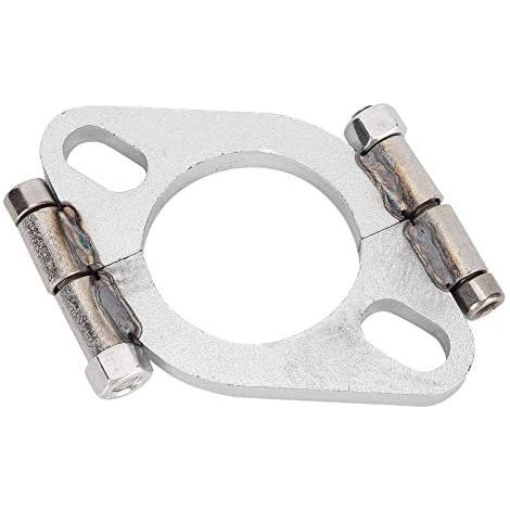 pour split flange repair 2 Bride d'échappement, accessoire de remplacement de la bride d'échappement de réparation de réparation ovale plat ovale de 2 pouces (acier à faible teneur en carbone) (1/5)