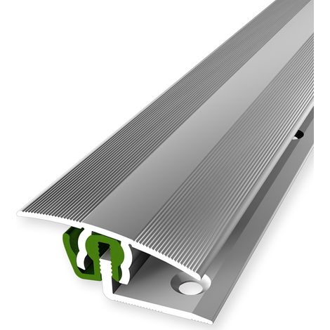 PROVISTON Übergangsprofil Parkettausgleich Breite: 38 mm Höhenausgleich: 7 - 18 mm Länge: 900 mm Aluminiumprofil Silber 1 Stück (1/5)