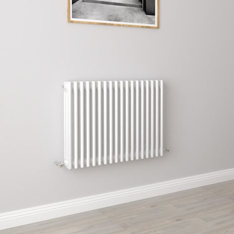 AICA Traditional Radiator Central Heating Cast Iron Style 3 Column Horizontal 600x830mm White