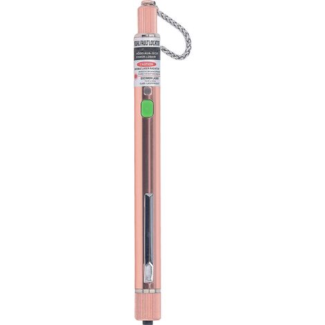 Détecteur de défauts visuels (VFL) pour câbles à fibre optique de 20 km, testeur de source et de mesure, stylo lumineux rouge, modèle de charge doré (1/5)