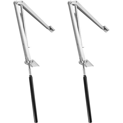 Randaco 4x Abreventanas automático con resorte, apto para invernaderos y casetas de jardín. Ajusta automáticamente la temperatura al abrirse y cerrarse. Fuerza de elevación: carga máxima 7 kilogramos. (1/5)