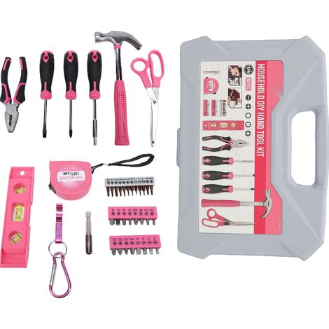 Set Attrezzi 40 Pezzi in Acciaio CRV – Valigetta Compatta con Martello, Pinza e Avvitatore 2in1 – Design Elegante e Robusto – Ideale per Riparazioni Domestiche e Fai da Te (1/5)