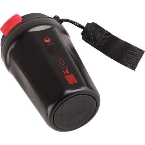 Coca-Cola-Becher, 390 ml, doppelwandig isolierter Edelstahl, tragbare Wasserflasche für Büro und Auto, Standardfarbe: Schwarz (1/5)