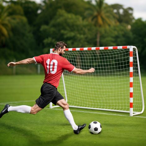 But de football, filet de football pour adultes et enfants 302 x 83 x 201 cm (1/5)