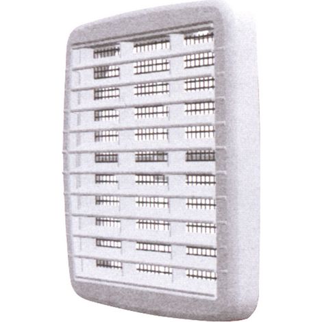5PZ GRIGLIA DI AERAZIONE IN PLASTICA CON RETE mm. 175x175