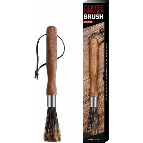 Accessoire pour moulin à café : brosse de nettoyage, pour le dosage, le nettoyage ou l’entretien lors de la préparation de café expresso.-AquaForge (1/5)