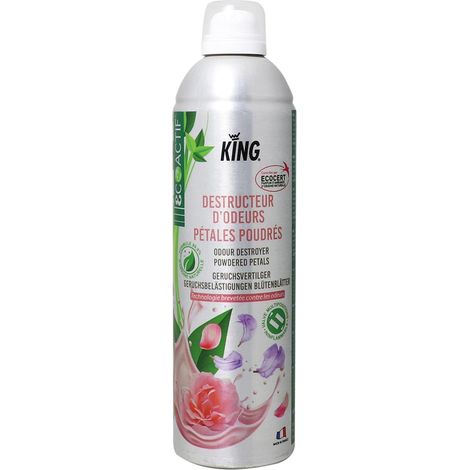Destructeur d'odeur Ecocert Pétales poudrées King : 400ml