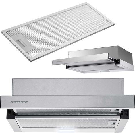 Cappa da cucina telescopica 50 cm in acciaio inox BT-233 (1/5)