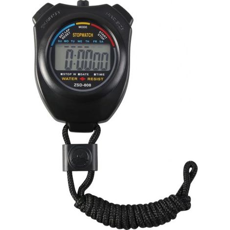 Minuterie d'arrêt de sport numérique avec écran en acier, grand écran LCD pour le football, le basket-ball, le sport, la natation, le fitness et plus encore (1/5)
