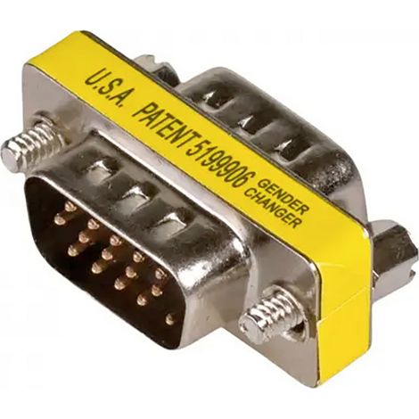 Akyga AK-AD-19 D-SUB Adapter D-SUB-Stecker 15pol. - D-SUB-Stecker 15pol. 1 St. (1/4)