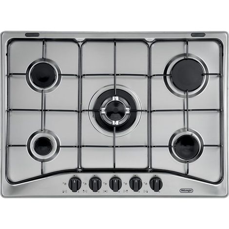 De’Longhi YAF 57 ASV plaque Acier inoxydable Intégré 70 cm Gaz 5 zone(s)